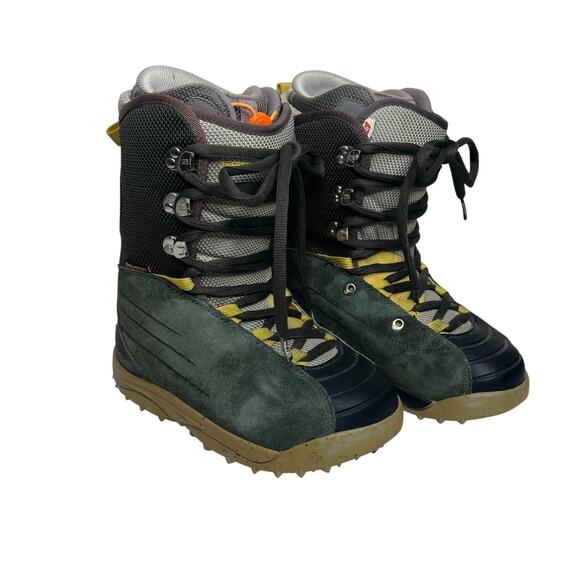 Burton Freestyle Snowboarding Step On Boots Green Black Mens 7. - Picture 1 of 9